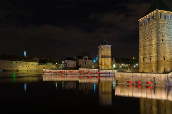 Ponts Couverts van de Barrage Vauban in Strasbourg Frankrijk — Stockfoto