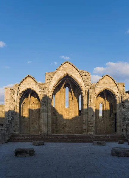 La Chiesa di Panagìa (Vergine Maria) del Burgh nel centro storico — Foto Stock