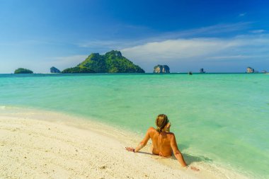 Kadın Beach Koh Poda Adası Tayland