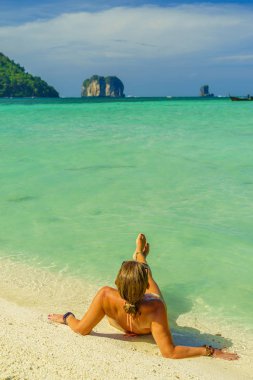 Kadın Beach Koh Poda Adası Tayland