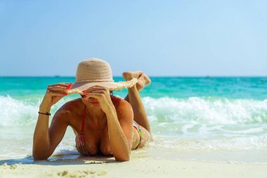 Kadın Beach Koh Poda Adası Tayland