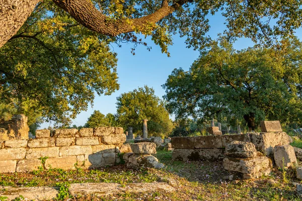 Arkeologiska fyndplatsen för Olympia — Stockfoto