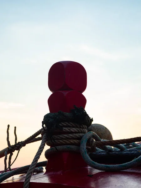 Traditionelles Langschwanzboot Strand Thailand — Stockfoto