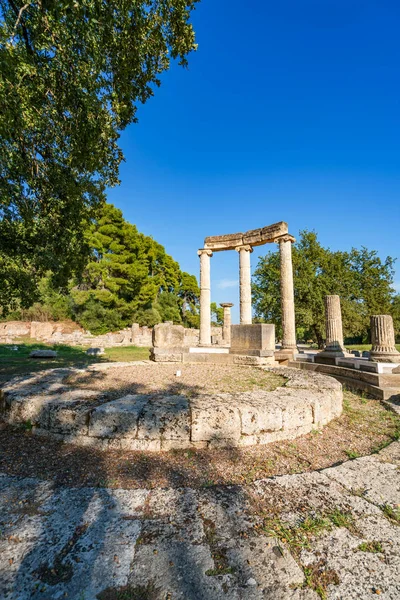 Arkeologiska fyndplatsen för Olympia — Stockfoto