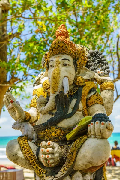 Ancient Balinese Statue Temple Bali Indonesia — Stock Photo, Image