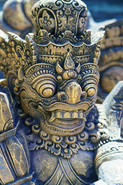 Antigua Estatua Balinesa Templo Bali Indonesia — Foto de Stock