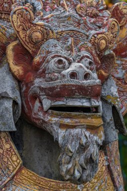 Bali Endonezya 'daki Tirta Gangga Sarayı' nda heykel