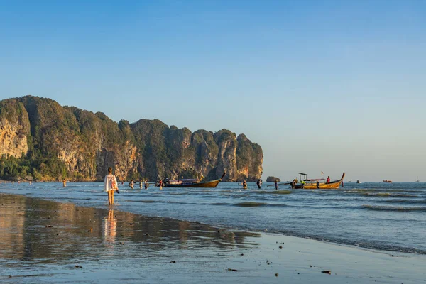 Nang Krabi Gün Batımı Tayland — Stok fotoğraf