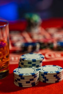 Kumarhanede rulet masası.