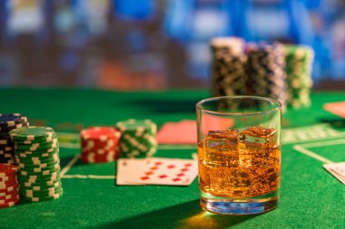 Bir Casino Black Jack masası. 