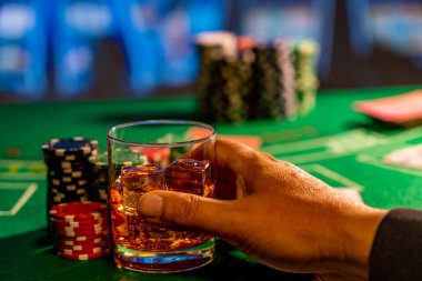 Bir Casino Black Jack masası. 
