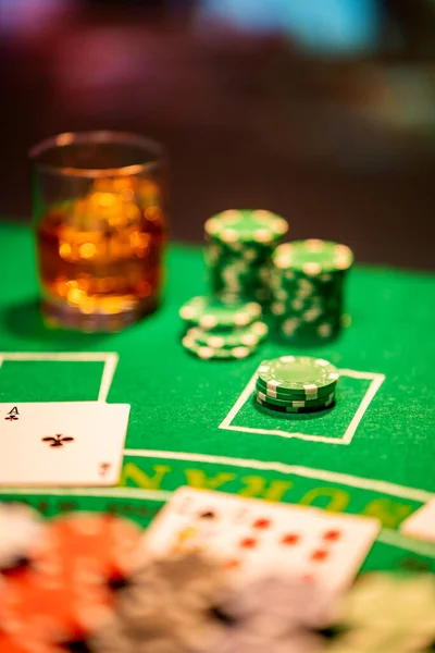 Mesa Black Jack Casino — Foto de Stock