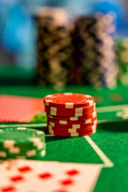 Bir Casino Black Jack masası. 