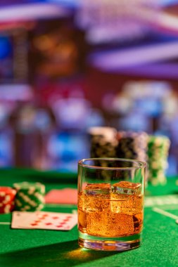 Bir Casino Black Jack masası. 