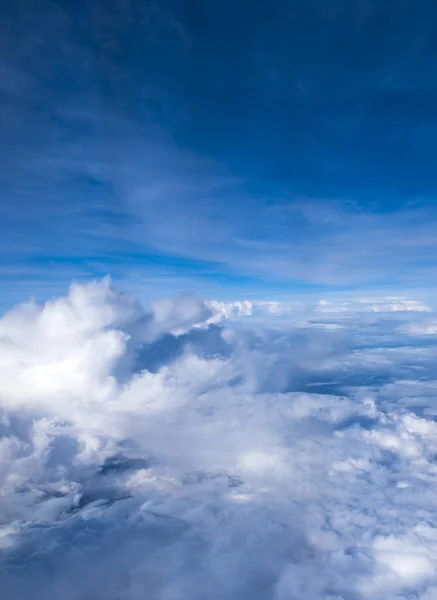 Por Encima Las Nubes Puede Ver Paisaje — Foto de Stock