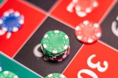 Kumarhanede rulet masası.