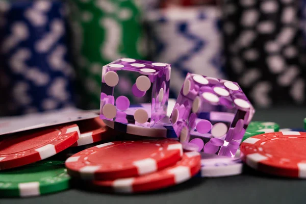 Würze Casino Tisch — Stockfoto