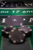 A Casino Black Jack table 