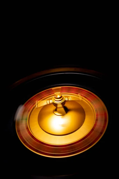 Spinning Roulette Table Close Casino Selective Focus — Stock Photo, Image