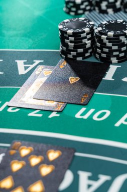 Bir Casino Blackjack masa oyunu