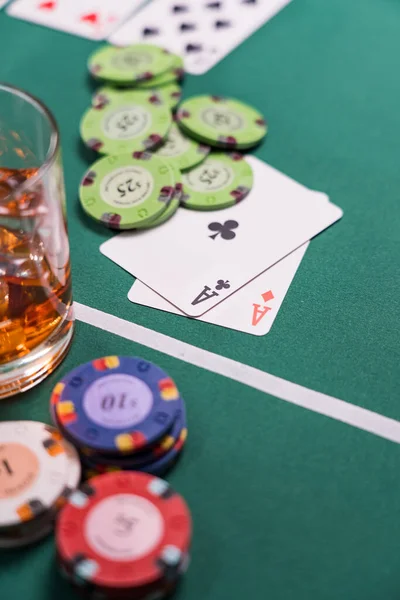 Bir Casino Black Jack masası. 