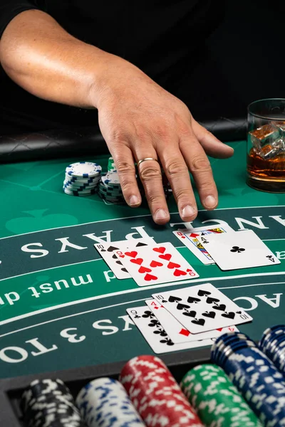 A Casino Black Jack table