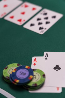 Bir Casino Black Jack masası. 