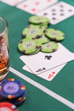 Bir Casino Black Jack masası. 