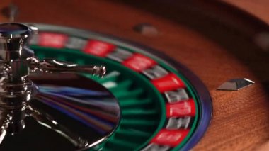 Kumarhanedeki rulet masası Seçici Odak