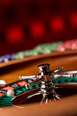 Kumarhanedeki rulet masası Seçici Odak