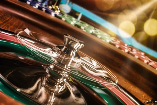 Roulette table close up at the Casino - Selective Focus