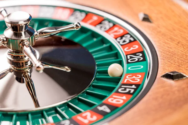 Roulette Tavolo Vicino Casinò Focus Selettivo — Foto Stock