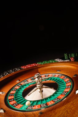 Kumarhanedeki rulet masası Seçici Odak
