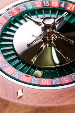 Kumarhanede rulet çarkı kapanır - Seçici Odak