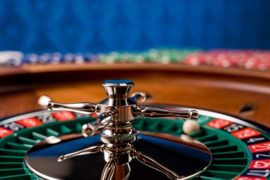 Kumarhanedeki rulet masası Seçici Odak