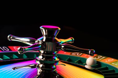 Kumarhanedeki rulet masası Seçici Odak