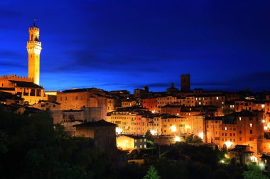 Panorama Siena kenti İtalya