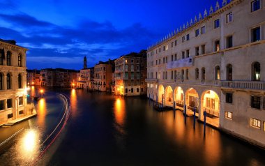 Canale Grande gece, Venedik İtalya