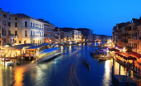 Canale Grande at night, Venice Italy Royalty Free Stock Images