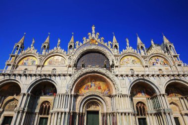 Ayrıntı St. Mark's Basilica Venedik, İtalya