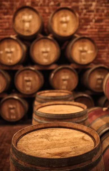 Wine Barrels Wine Vaults Order — Stock Photo, Image