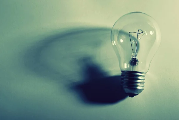 Old Transparent Bulb Shadow — Stock Photo, Image