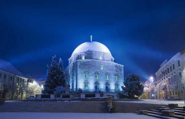 Mosquée Sur Place Principale Pecs Hongrie — Photo