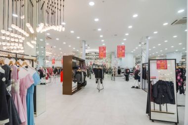 Modern mağaza alışveriş merkezi