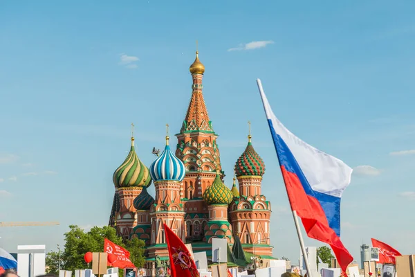 Onsterfelijk regiment in Moskou — Stockfoto