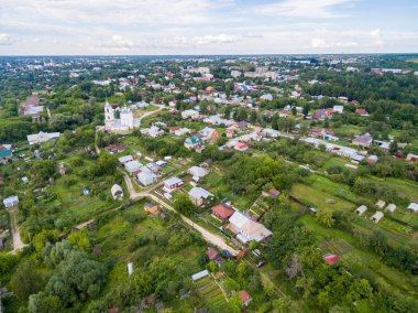 Küçük Rus kasaba hava manzara