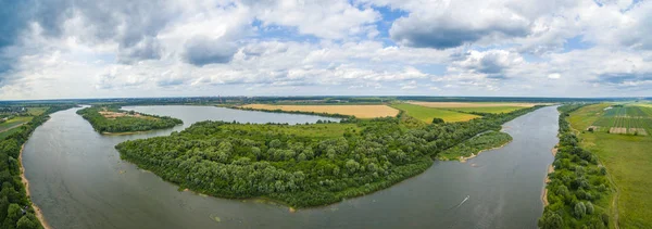 Panorama do rio Oka — Fotografia de Stock
