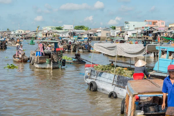 Mekong floating market — Stock Photo, Image