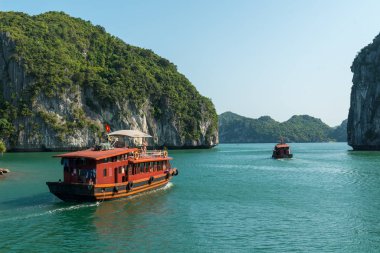 kireçtaşı halong bay manzara
