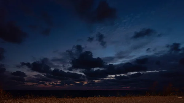 Beautiful cloudscape over Black sea — Stock Photo, Image